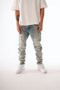 Static Skinny Jeans - Bleach Wash