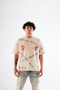 Barbed Wire Wrap Tee – Bone