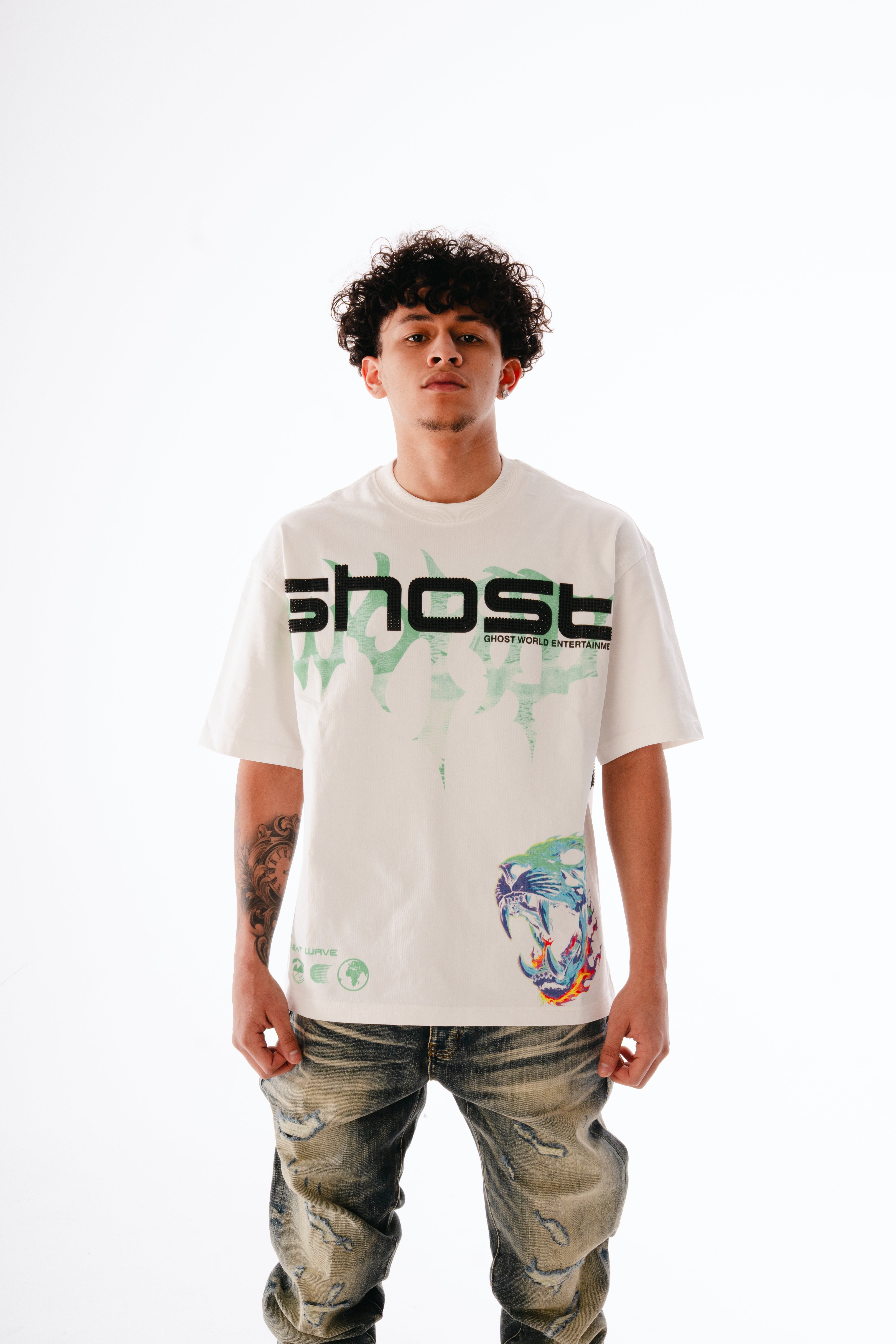 Night Vision Tee - White – GHST WRLD