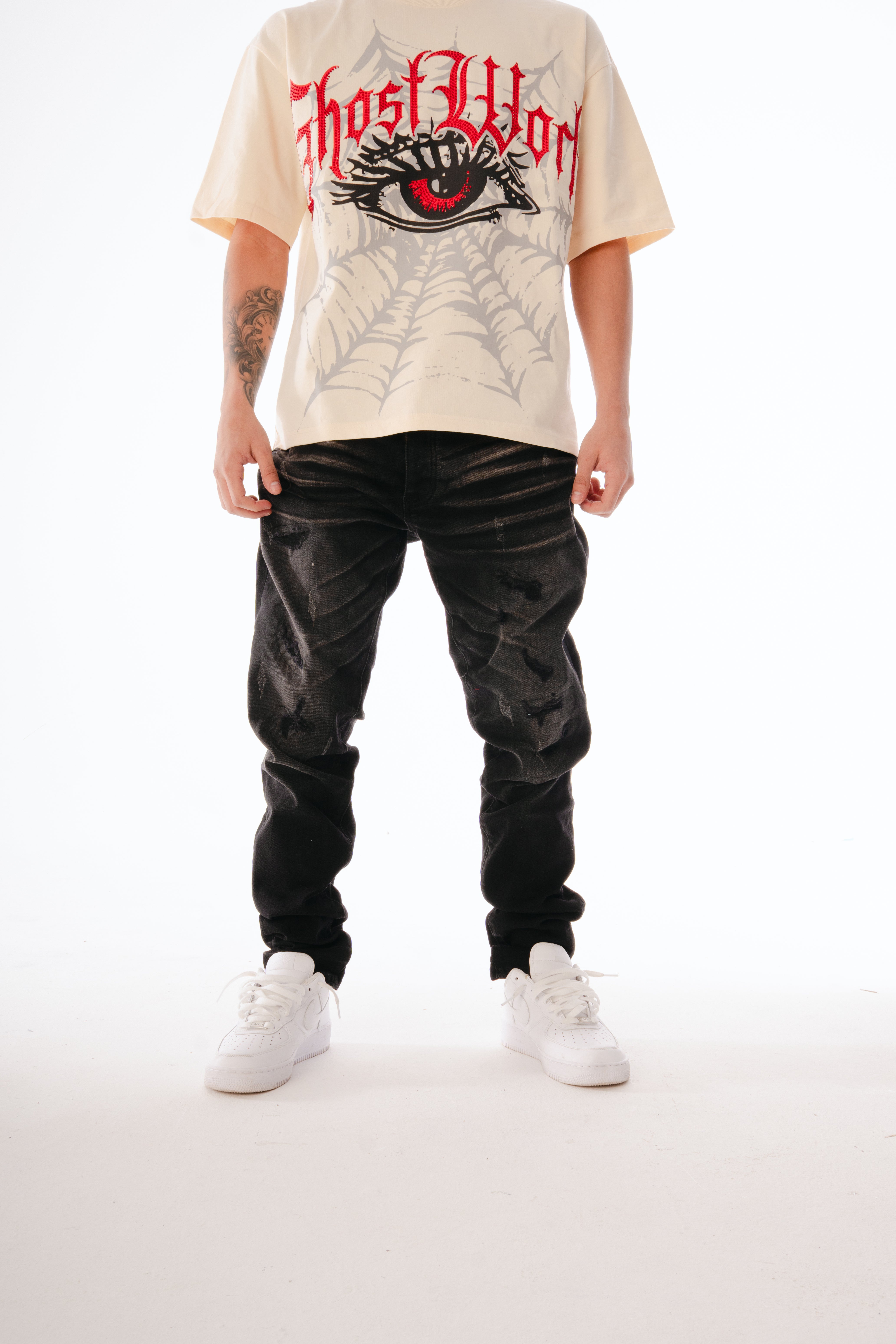 Phantom Skinny Jeans - Black Wash – GHST WRLD