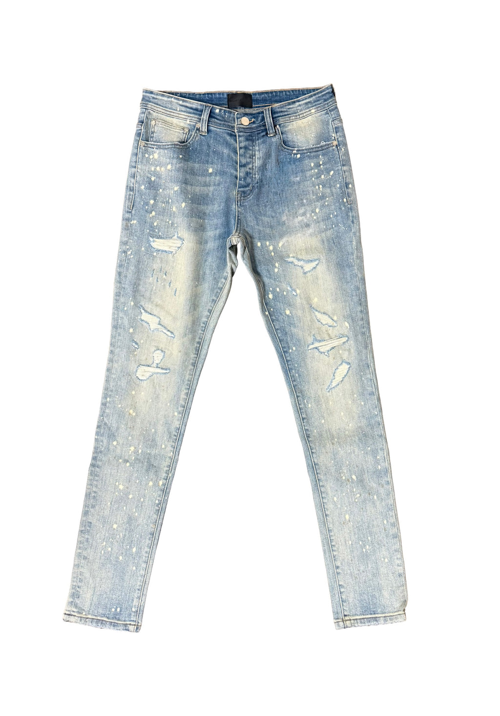 Static Skinny Jeans - Bleach Wash