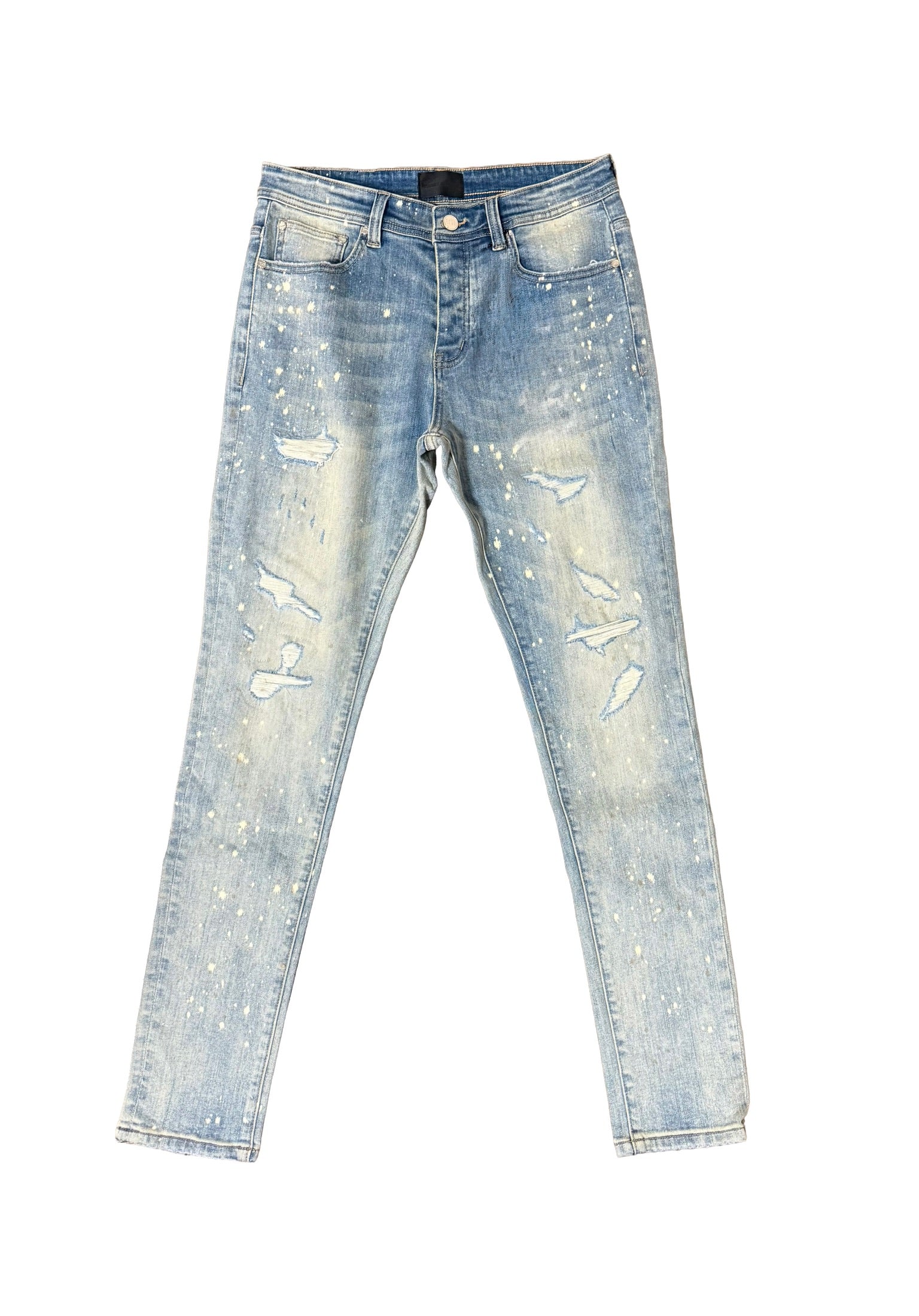 Static Skinny Jeans - Bleach Wash