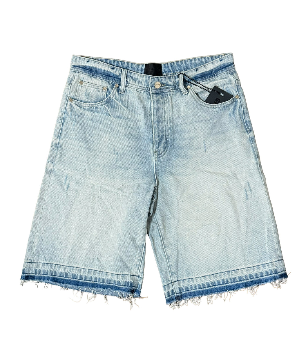 Frost Denim Shorts - Light Wash