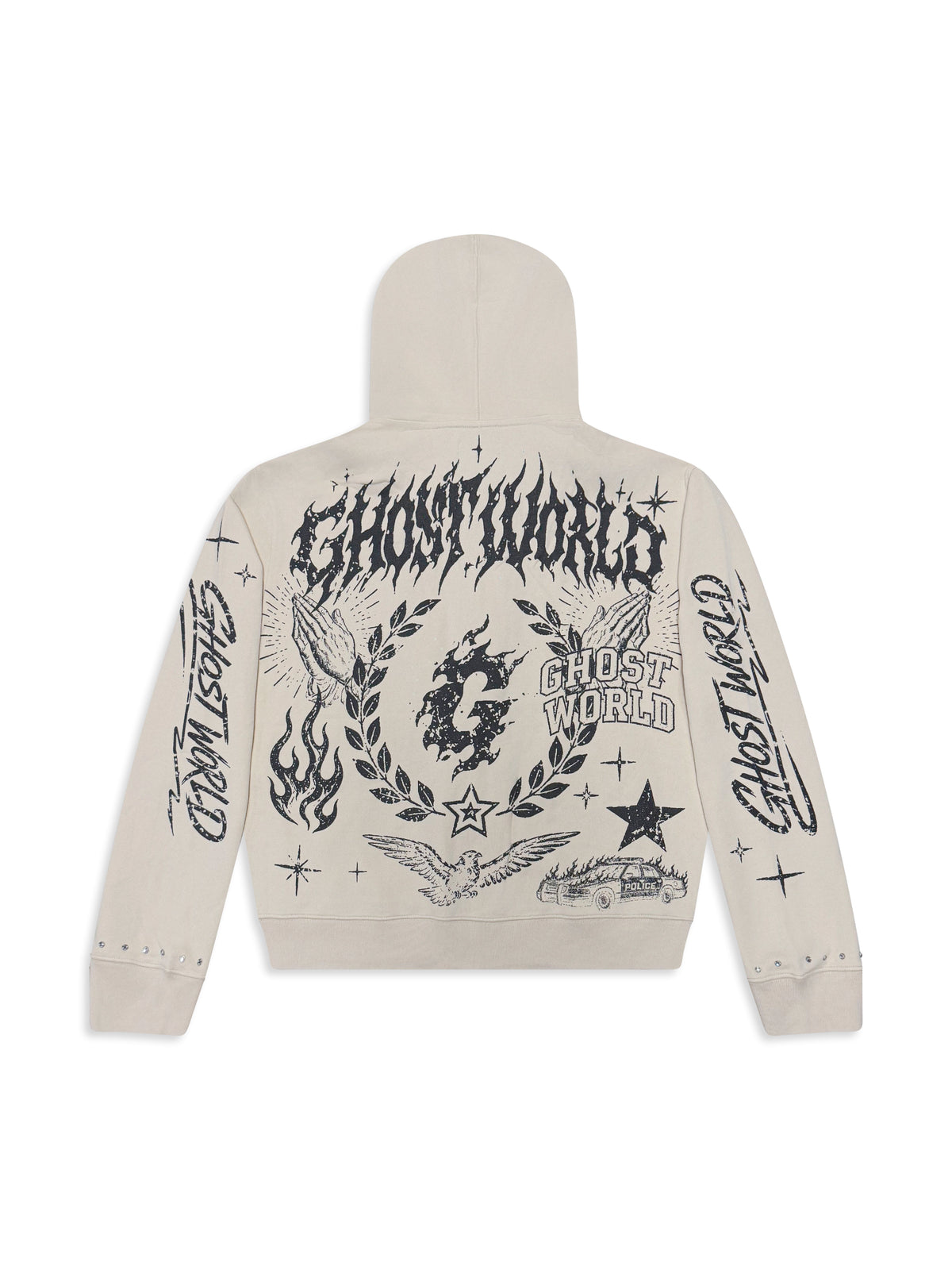 Prayer Hoodie - Bone