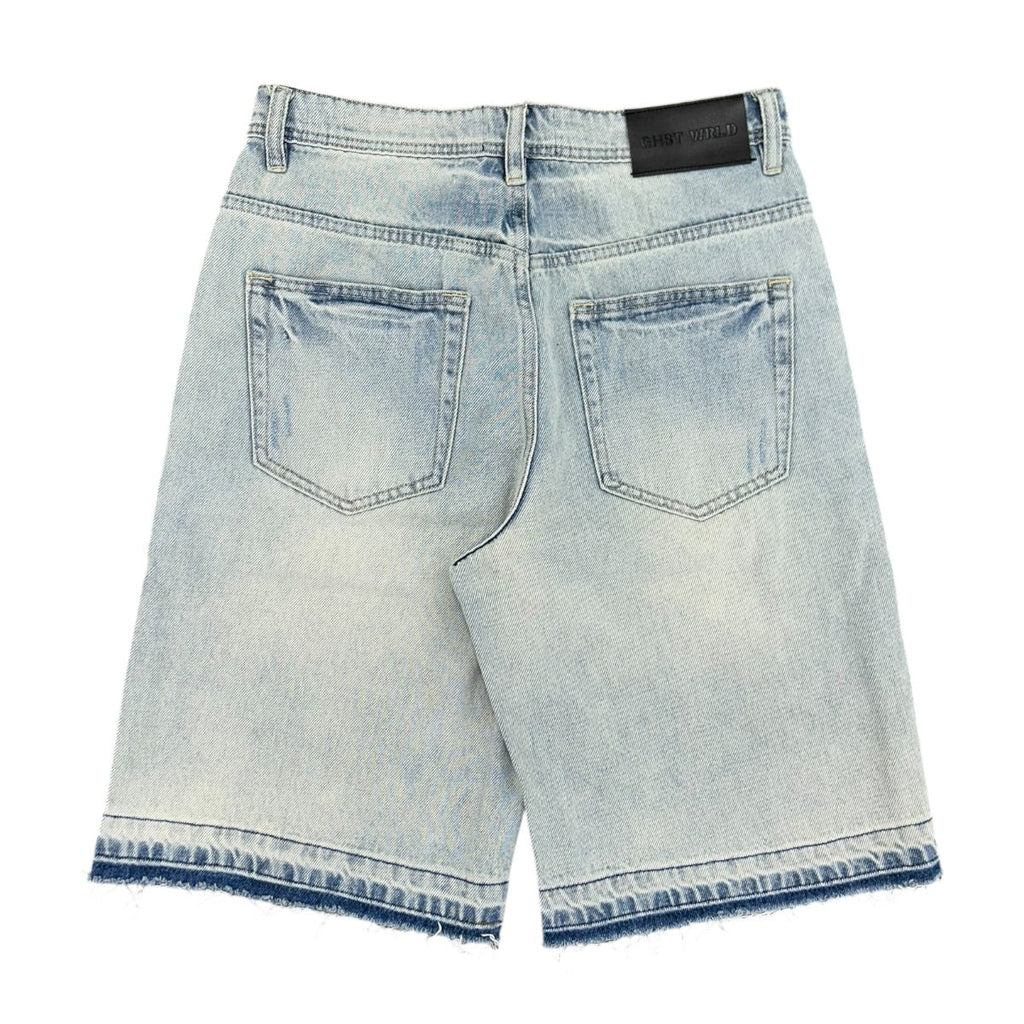 Frost Denim Shorts - Light Wash